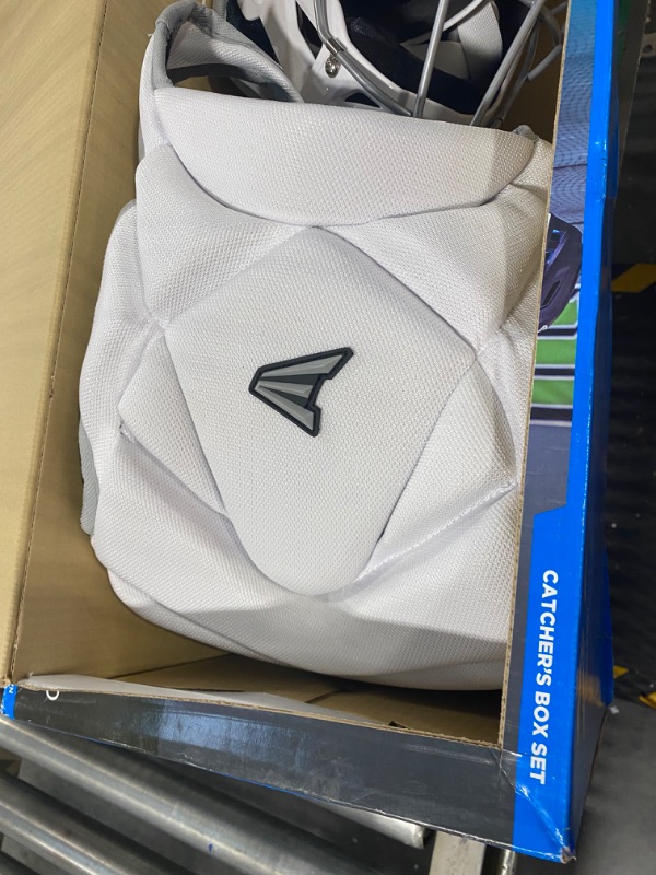 Photo 1 of Easton | The Fundamental by Jen Schro Fastpitch Softball Catcher's Equipment | Box Set | NOCSAE Certified | Multiple Sizes/Colors Large - Ages 15 & Older White