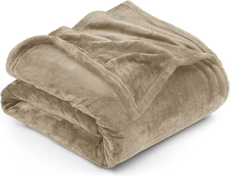 Photo 1 of **APPEARS NEW**Utopia Bedding Fleece Blanket Full Size Ash Grey 300GSM Luxury Fuzzy Soft Anti-Static Microfiber Bed Blanket (90x84 Inches) Full Ash Grey