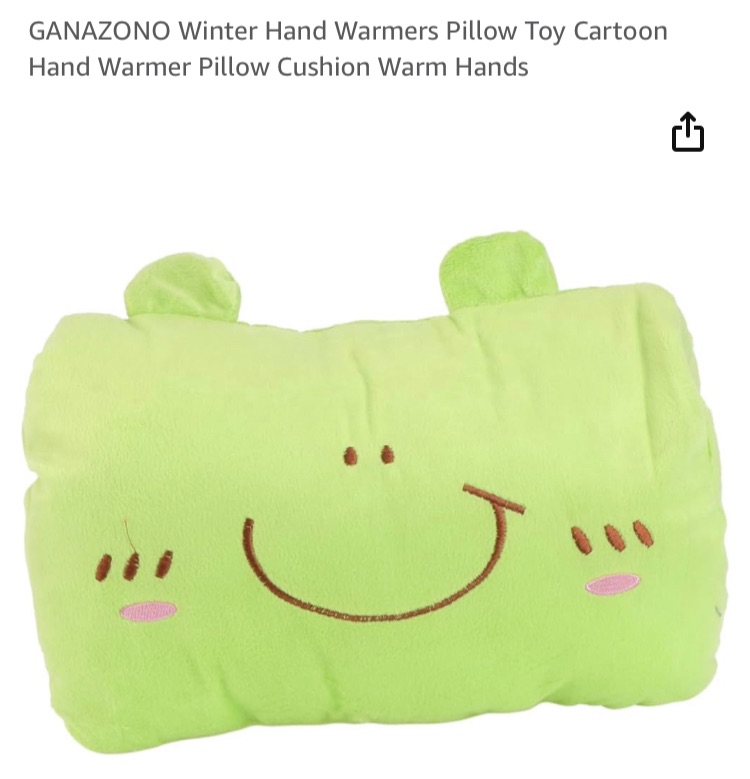 Photo 1 of GANAZONO Winter Hand Warmers Pillow Toy Cartoon Hand Warmer Pillow Cushion Warm Hands