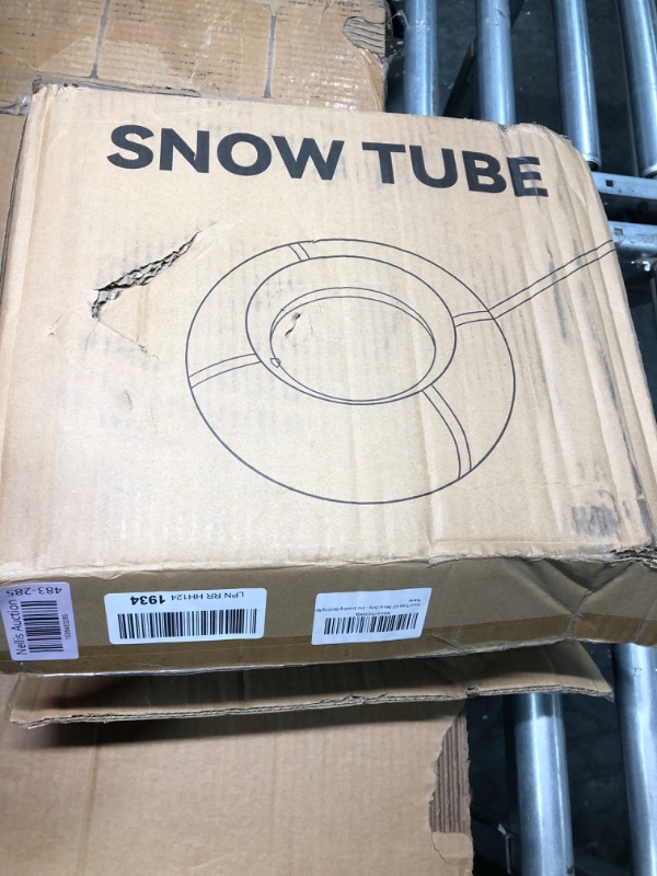 Photo 2 of **APPEARS NEW** Teflever Snow Tubes for Sledding Heavy Duty, Snow Tube with Canvas Cover 40 Inch