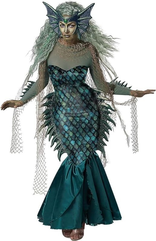 Photo 1 of California Costumes womens Dark Sea Siren/Adult SMALL