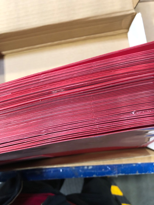 Photo 1 of Pendaflex Out Guides, Center "OUT" Tab, Vinyl, Letter, Red, 50/Box 