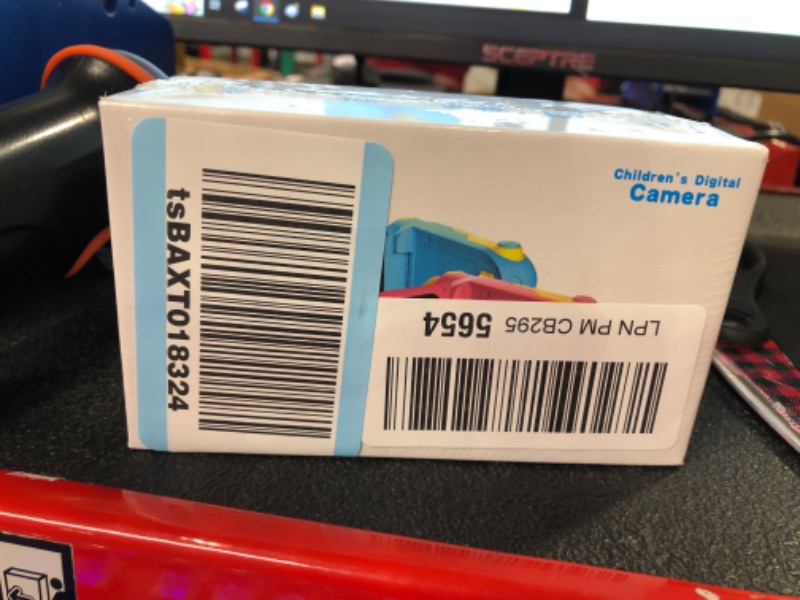 Photo 1 of Kids Camera Christmas Birthday Gifts - Boys Girls Kids Video Camera, 2.4IN 1080P Children Digital Camcorder Kid Camera for Toddler Girls Boys 3-9 Years Old,32GB SD Card-Blue