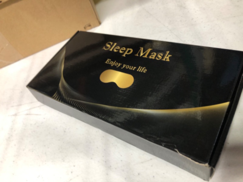 Photo 2 of Bluetooth Sleep Eye Mask Wireless Headphones, Topoint Upgrade Sleeping Travel Music Eye Cover Bluetooth Headsets with Microph