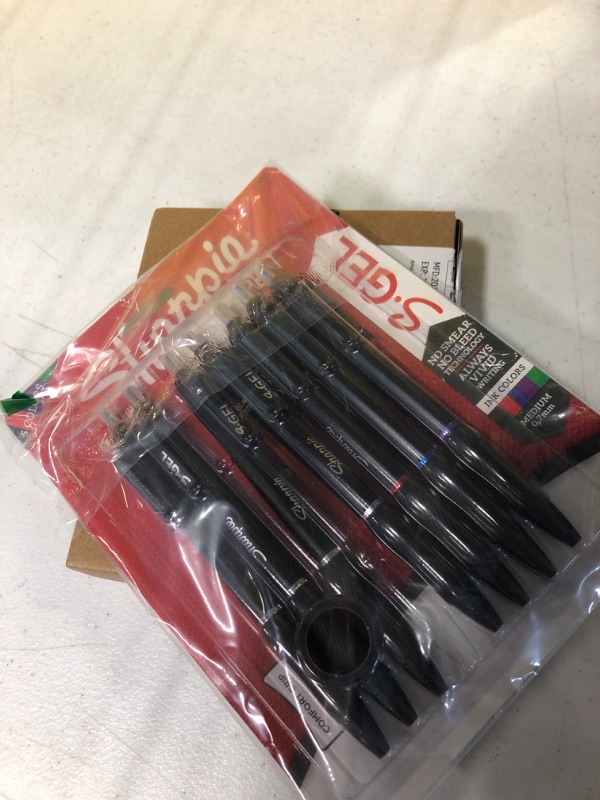 Photo 1 of SHARPIE S-Gel, Gel Pens, Medium Point (0.7mm), Assorted Colors, 8 Count & S-Gel, Gel Pens, Medium Point (0.7mm), Assorted Colors