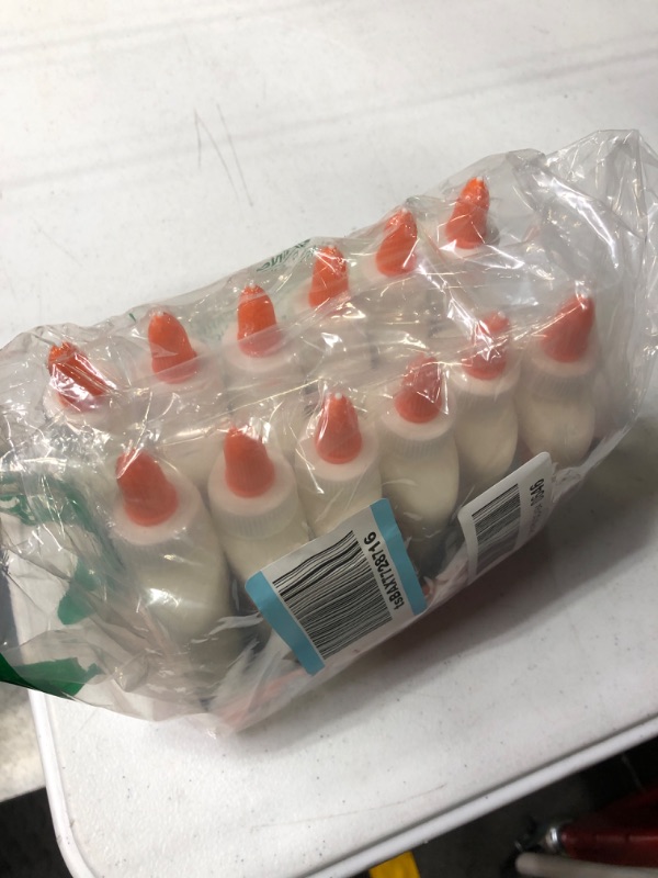 Photo 1 of Elmer's Liquid School Glue, Washable, 4 Ounces Each, 12 Count - Great for Making Slime