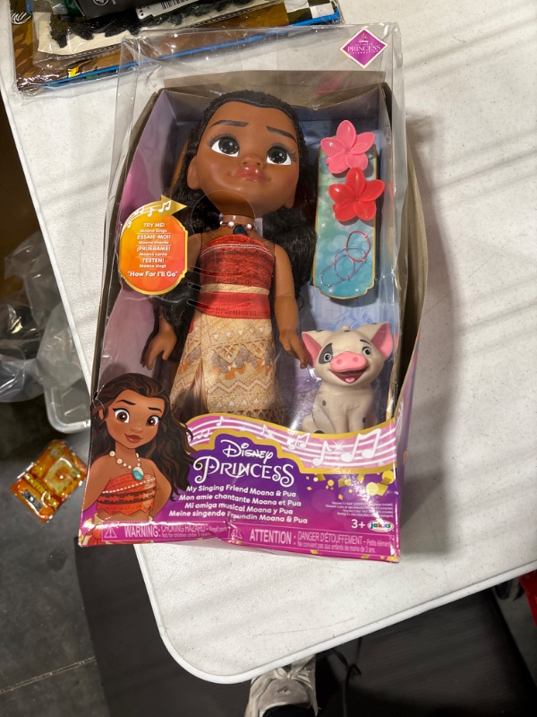 Photo 1 of Disney Princess Moana Doll My Singing Friend Moana & Pua - Moana Sings How Far I'll Go and Talks! Medium