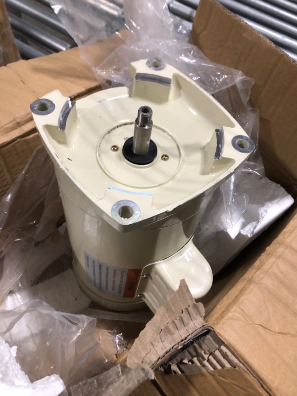 Photo 4 of 355010S Replacement Motor, 1 Horsepower, 115/208-230 Volts, 1 Speed, Energy Efficient, Full, Compatible with Pentair WhisperFlo WFE-4 and WFE-26 and SuperFlo SF-N1-1-1/2-AE