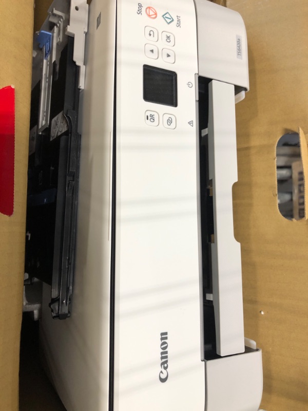 Photo 3 of Canon PIXMA TS6420a Wireless Inkjet All-In-One Color Printer (White)