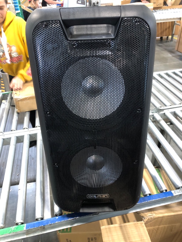 Photo 1 of Dolphin Party Speaker Wireless Bluetooth w/Wheels for Parties, Karaoke, DJ Speakers, Long Battery Life