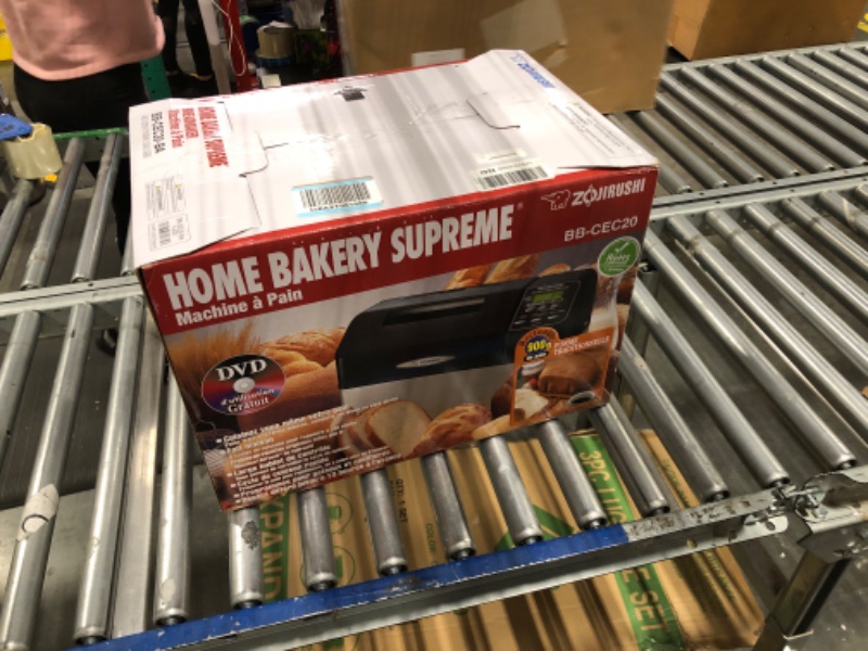 Photo 1 of **MISSING PIECES** Zojirushi BB-CEC20 Home Bakery Supreme 2-Pound-Loaf Breadmaker, Black