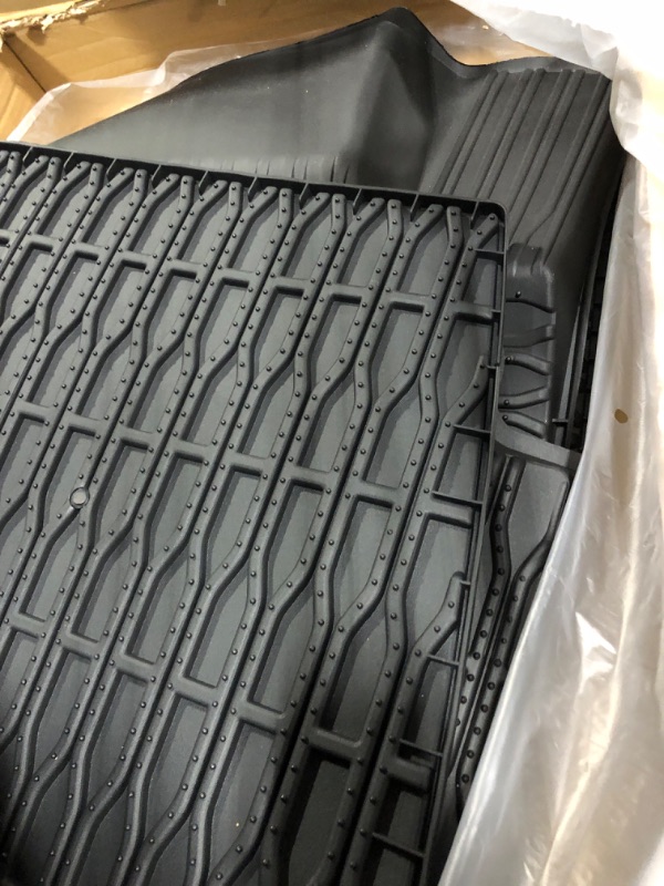 Photo 4 of KIWI MASTER Floor Mats & Cargo Liner Compatible for 2021-2023 Jeep Grand Cherokee L 3-Row All Weather Custom Fit Liners 82216152AC 82216149AC Floor Cargo Mats for Grand Cherokee L