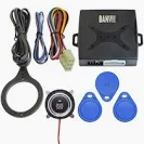 Photo 1 of BANVIE Car Alarm System RFID Push Engine Start Button & Keyless Go System for Vehicle Anti-Thief Double Layer Start Protection