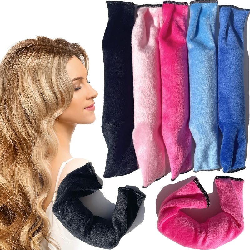 Photo 1 of Aimin Hair Heatless Curlers, Soft Foam Hair Curlers To Sleep Tn, Satin No Heat Hair Curlers For Long Hair, Sponge Overnight Heatless Curls Hair Rollers (30 pcs, fashion) 