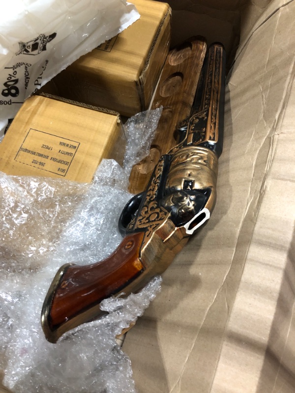 Photo 1 of Decanter Set 600ml 6 Shot Glasses for Alcohol Whiskey Vodka Tequila Liquor Brendy Cognac Scotch Wine Gin – Unusual Ceramic Bottle Flask - Alcohol Tools - Unique Alcohol Related Gift for Men