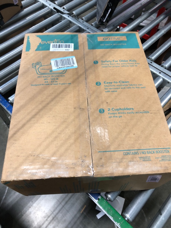 Photo 1 of Evenflo GoTime No Back Booster Car Seat (Blue Astro)