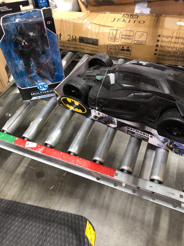 Photo 3 of ***BUNDLED BOX OF  2***
***AS IS / NO RETURNS -  FINAL SALE***
McFarlane - DC Gaming 7" Figures Wave 7 - The Arkham Knight (Batman: Arkham Knight) & DC Comics, Batmobile, 12-inch Batman Toy Car, Collectible Toys for Boys and Girls Ages 4+ Batmobile (New)