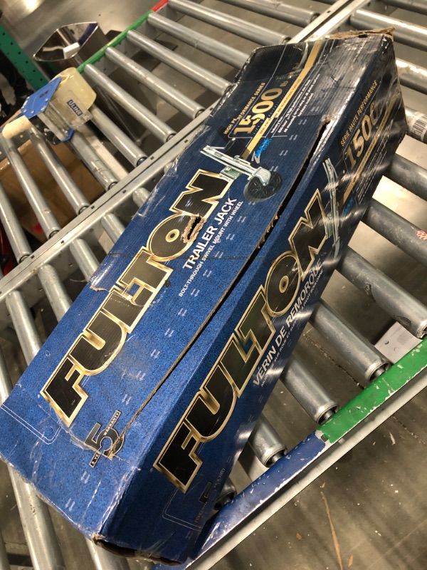 Photo 1 of Fulton XP15L 0101 Swivel Trailer Tongue Jack with 8" Wheel - 1500 Lbs. Capacity