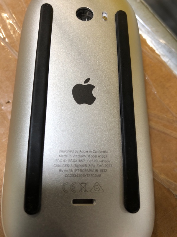 Photo 1 of Apple Magic Mouse (Wireless, Rechargable) - White Multi-Touch Surface