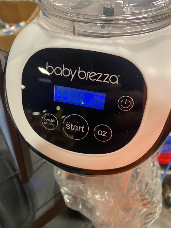 Photo 5 of Baby Brezza Formula Pro Mini Baby Formula Mixer Machine Fits Small Spaces and is Portable for Travel– Bottle Makers Makes The Perfect Bottle for Your Infant On The Go, White
