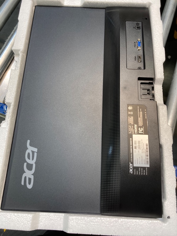 Photo 1 of Acer 21.5 Inch Full HD (1920 x 1080) IPS Ultra-Thin Zero Frame Computer Monitor (HDMI & VGA Port), SB220Q bi