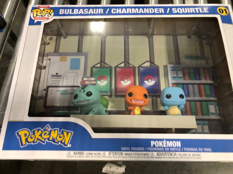 Photo 1 of Funko Pop! Moments Deluxe: Pokemon - Bulbasaur, Charmander, Squirtle
