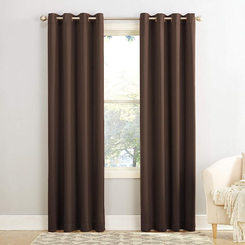 Photo 1 of Brown Curtains, Unknown length