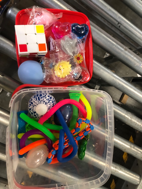 Photo 3 of Sunny Days Entertainment 24 Piece Fidget Box - Sensory Toys with Storage Container - Giggle Zone