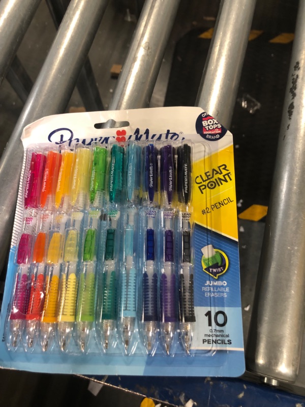 Photo 2 of Paper Mate Clearpoint Pencils, HB #2 Lead (0.7mm), Assorted Barrel Colors, 10 Count
