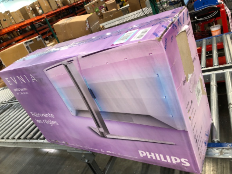 Photo 1 of PHILIPS Evnia 34M2C8600 QD OLED Curved Gaming Monitor w/UltraWide WQHD Resolution, 175Hz, AMD FreeSync Premium Pro, USB-C Docking, Height Adjustable, 4-Year Advance Replacement, Xbox PS5 Switch 34" OLED 3440x1440 175Hz | USB-C Docking