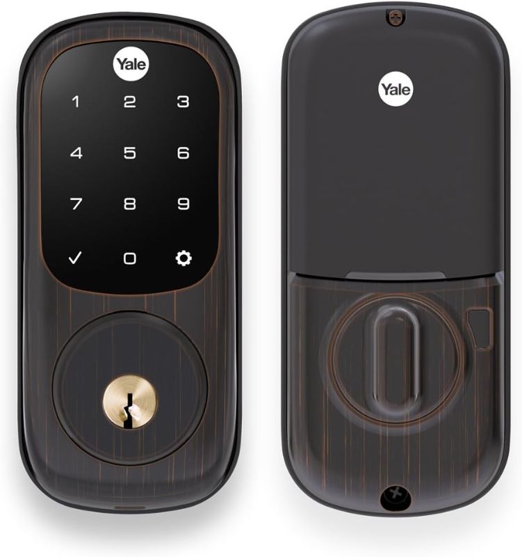 Photo 1 of Yale Touchscreen Deadbolt Assure Lock, Connected by August, Oil Rubbed Bronze