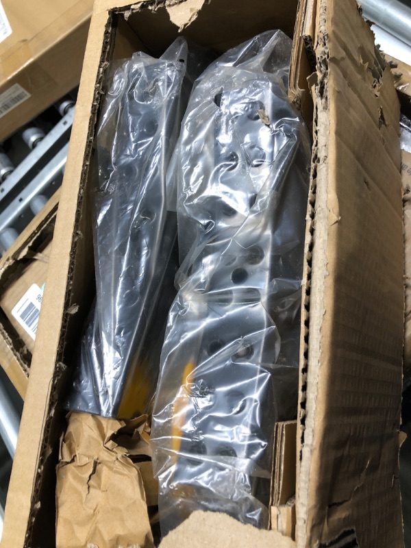 Photo 1 of ROBLOCK RV Wheel Chocks X Stabilizer Wheel Chock for Travel Trailers with Ratchet Wrench Fit for 3.8" to 12" Tire Space (1 Pair) Black-3