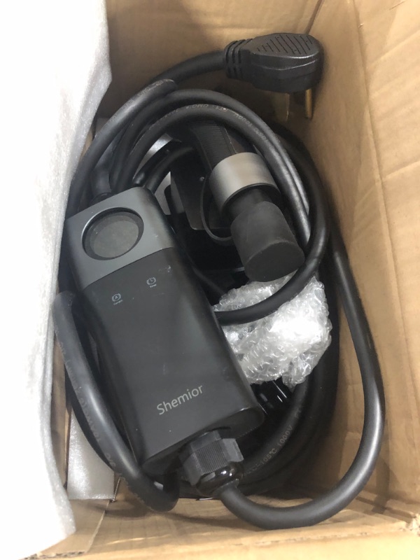 Photo 3 of **FOR PARTS**Tesla Level 2 Charger-WiFi Control,240V,32 Amp,NEMA14-50 Plug,25Ft Extension Cord-Portable Electric Car Charger for Tesla-Compatible with Tesla Models X/Y/3/S