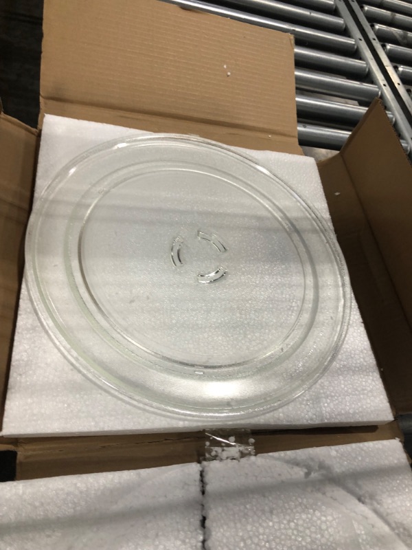 Photo 3 of 14.2" Microwave Glass Plate for Samsung Microwave Plate Replacement Microwave Glass Plate for Whirlpool Microwave Glass Turntable 14"