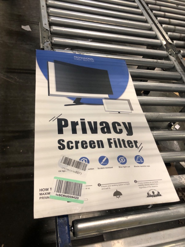 Photo 1 of IPROKKO [2-Pack] 24 Inch Computer Privacy Screen Filter for 16:9 Widescreen Monitor, Removable 24inch Anti Blue Light Glare Privacy Shield, Anti Spy Security Protector for Hp Dell Asus Acer Samsung [2 Pack] 24 Inch Privacy Filter (16:9)