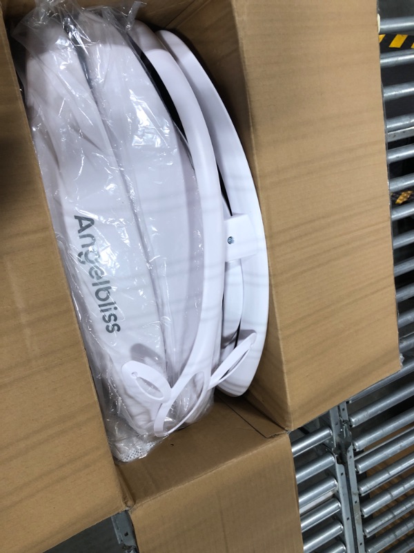 Photo 1 of Angelbliss 3 in 1 Baby Swing with Motion Detection, Portable Baby Swings for Infants with Removable Rocker & Stationary Seat, Bluetooth Enabled with 3 Unique Motions (White)