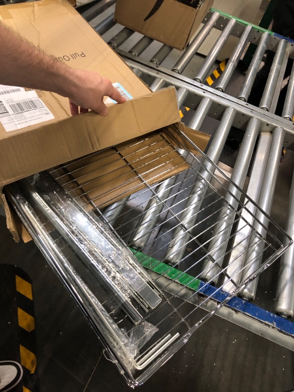 Photo 1 of HOLDN’ STORAGE Pull Out Cabinet Organizers – 5” High Slide Pull Out Drawers for Kitchen Cabinets – Heavy Duty-with 5 Year Limited Warranty – Basket Size 14"W x 21"D x 5"H 14 Inch