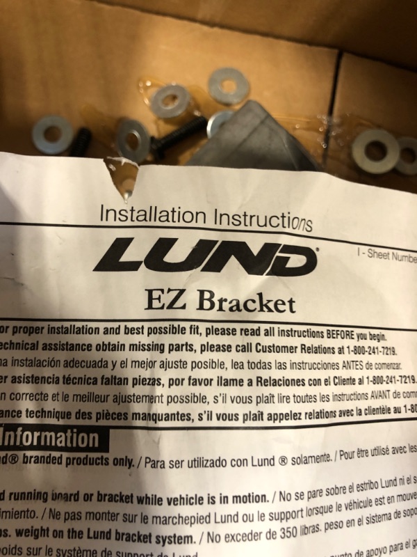 Photo 4 of Lund 300022 Lund EZ Running Board Bracket Kit for 2003-2006 Toyota Tundra Access Cab