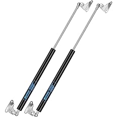 Photo 1 of 23 inch 100 lb Gas Prop Strut Shock 23" 445N/100LB Gas Spring Struts, 2Pcs Set with L-Type Mounting Brackets for Heavy Duty RV Bed Murphy Bed Large Garbage Box Floor Hatch Custom Window ARANA
