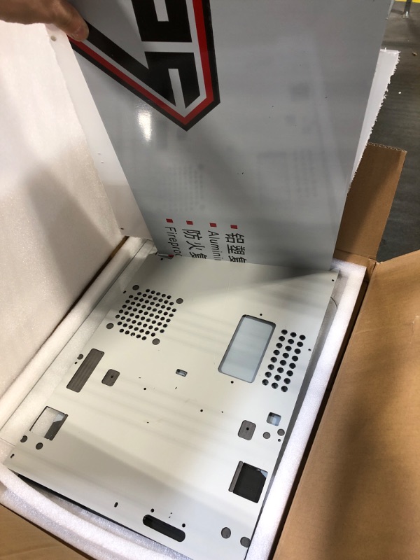 Photo 1 of ENOMAKER P1P 3D Printer Enclosure Kit for Bambu Lab P1P with Cable Drag Chain, Protective Cover to Keep Temperature Reduce Noise,with 1 Rear Panel, 2 Side Panels, 1 Door and 1 Top Tempered Glass P1P Enclosure