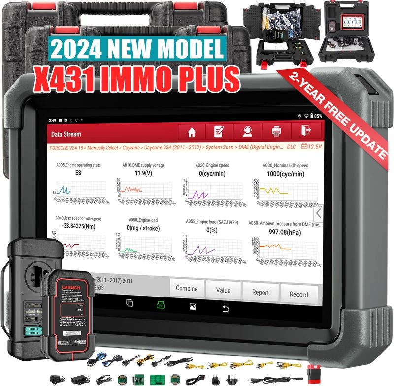 Photo 1 of  *** FACTORY RESET***2024 LAUNCH X431 IMMO Plus Bidirectional Tool with X-PROG3 (Valued $800), K*y Pr0gramming, ECU Coding, Advanced Ver. of X431 IMMO Elite, Full Systems, 39+Services, Bi-Directional Control, 2 Yrs Update
