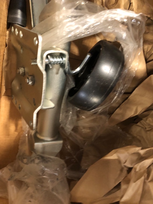 Photo 1 of VEVOR 1000lbs Trailer Jack with Wheel, Heavy Duty Swivel Boat Trailer Jack, 10" Lift, Bolt-on Trailer Tongue Jack for RV Boat