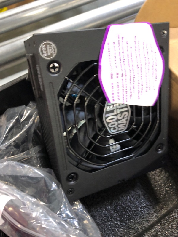 Photo 3 of Cooler Master V850 SFX Gold ATX3.0 Full Modular Power Supply, 850W SFX, 80+ Gold, 90-Degree 12VHPWR PCIe 5.0 Connector, SFX-to-ATX Bracket, Silent Fan, 10 Year Warranty (MPY-8501-SFHAGV-3US) V850 SFX Gold ATX3.0 Power Supply