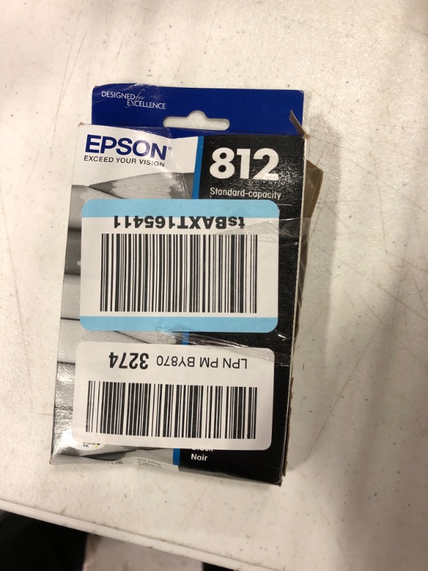 Photo 3 of Epson T812 Black Standard Capacity Ink Cartrdige
