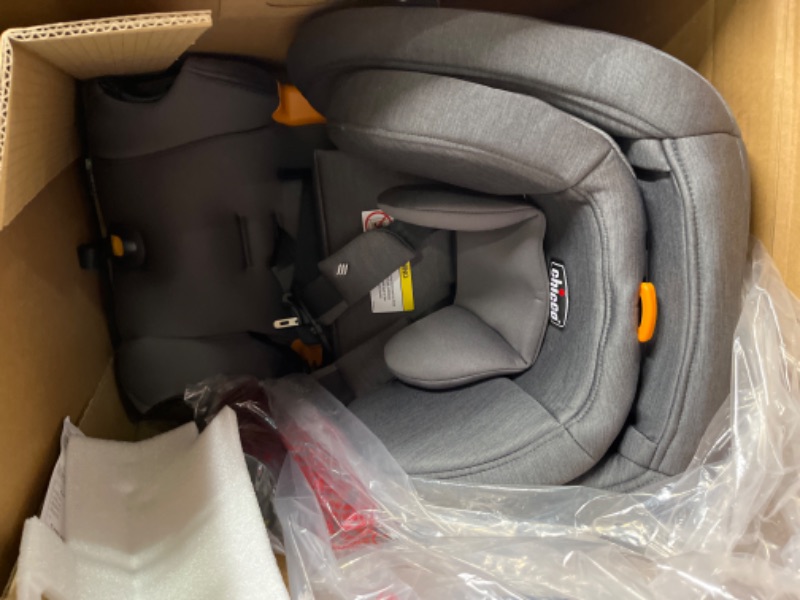 Photo 1 of Chicco OneFit ClearTex All-in-One Car Seat, Rear-Facing Seat for Infants 5-40 lbs, Forward-Facing Car Seat 25-65 lbs, Booster 40-100 lbs, Convertible Car Seat | Slate/Grey