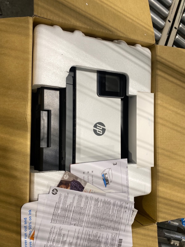 Photo 1 of HP OfficeJet Pro 9015e Wireless Color All-in-One Printer with bonus 6 months Instant ink with HP+ (1G5L3A),Gray