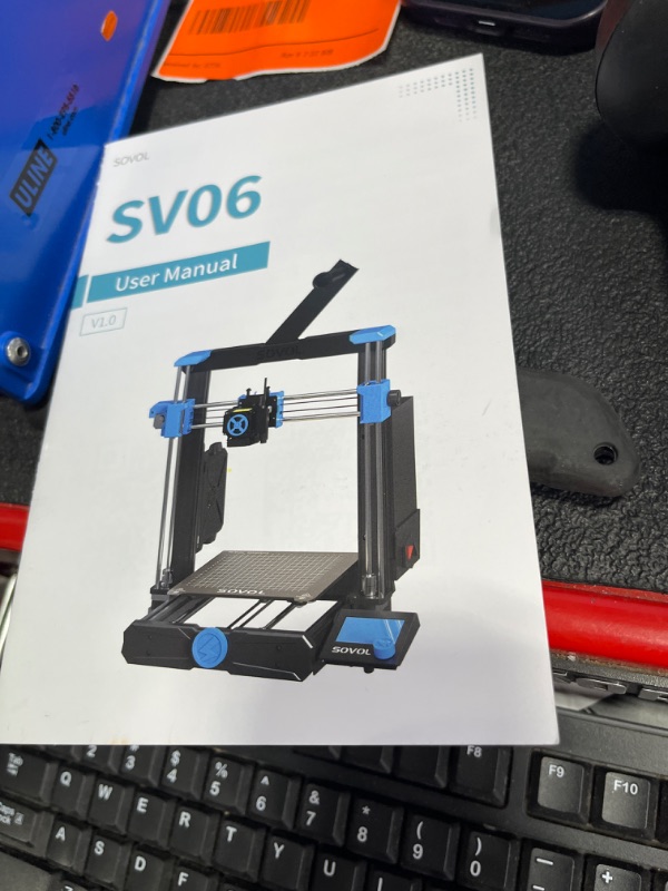 Photo 2 of Sovol SV06 3D Printer with All Metal Hotend Planetary Dual Gear Direct Drive Extruder 25-Point Auto Leveling PEI Build Plate 32 Bit Silent Board Printing Size 8.66x8.66x9.84 inch