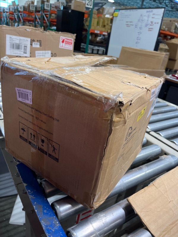 Photo 1 of IMACONE Chafing Dish Buffet Set of 6 Pack, 5QT Round Stainless Steel Chafer for Catering, Upgraded Chafers and Buffet Warmer Sets with Food & Water Pan, Lid, Frame, Fuel Holder for Event Party Holiday 6-Pack