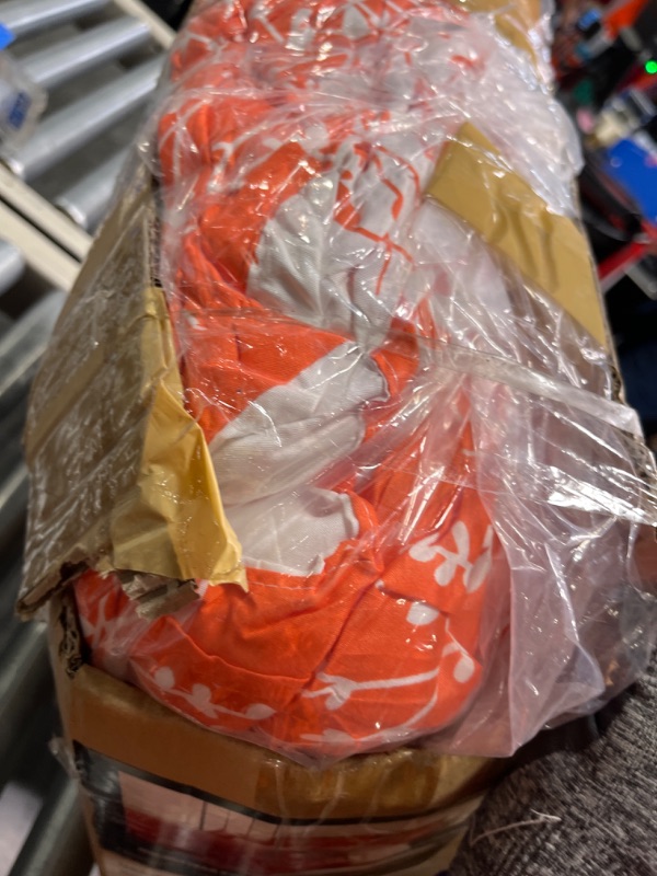 Photo 1 of Spirit Linen 6pcs Queen Comforter Set - Cozy Deep Sleep Microfiber Bedding Comforter Sets with Foliage Designed - Queen Size Comforter Sets with Pillow Shams (Coral, Queen) 6pc Queen Coral