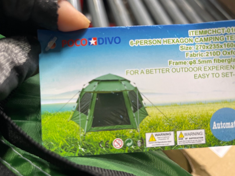 Photo 2 of POCO DIVO Olive Instant Camping